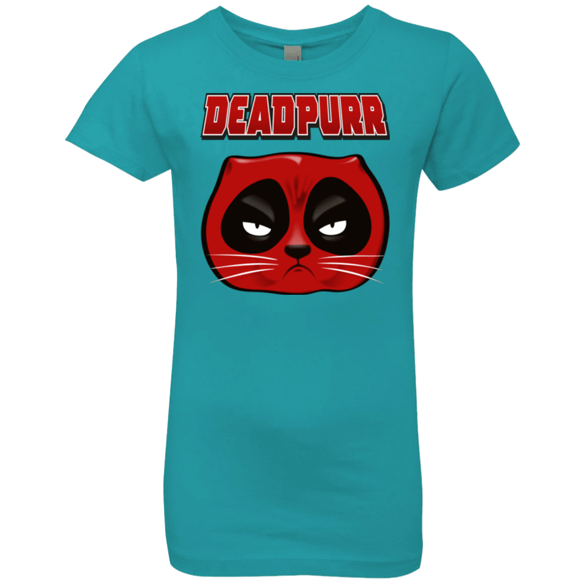 T-Shirts Tahiti Blue / YXS Deadpurr2 Girls Premium T-Shirt