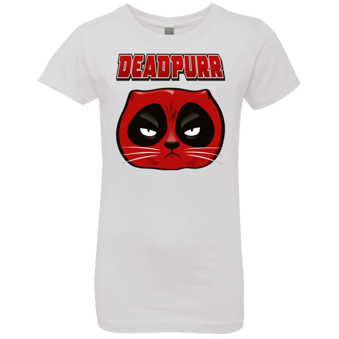 T-Shirts White / YXS Deadpurr2 Girls Premium T-Shirt