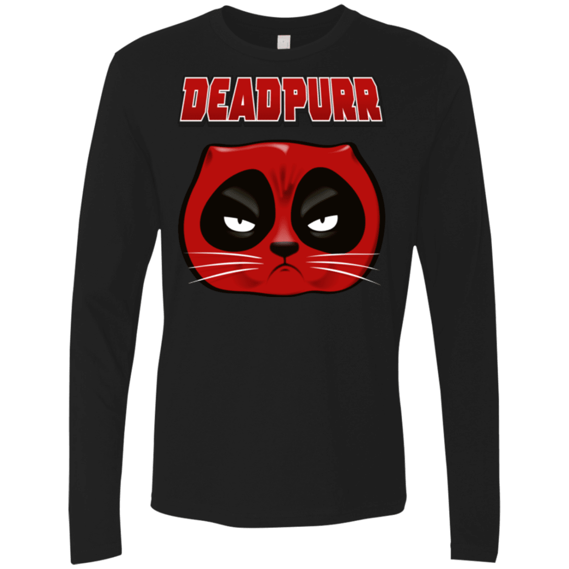 T-Shirts Black / Small Deadpurr2 Men's Premium Long Sleeve