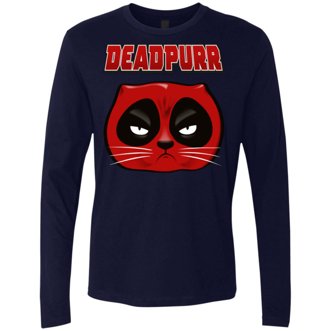 T-Shirts Midnight Navy / Small Deadpurr2 Men's Premium Long Sleeve