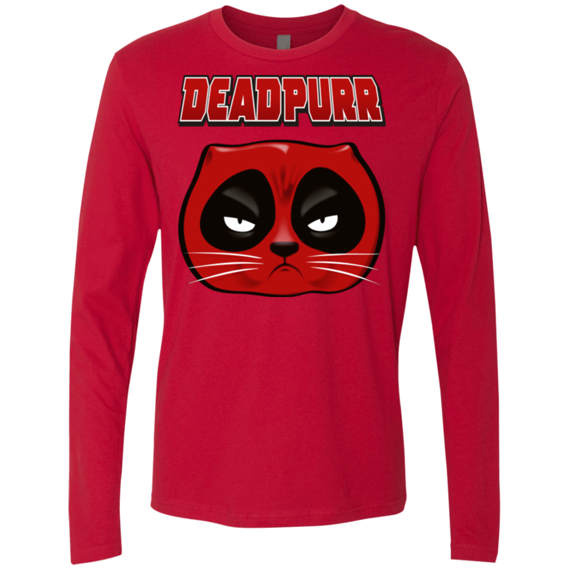 T-Shirts Red / Small Deadpurr2 Men's Premium Long Sleeve