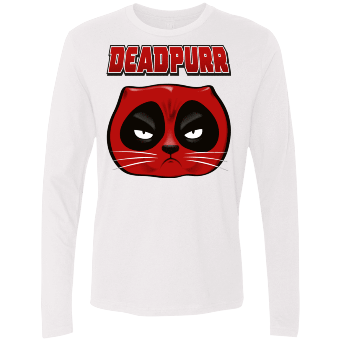 T-Shirts White / Small Deadpurr2 Men's Premium Long Sleeve