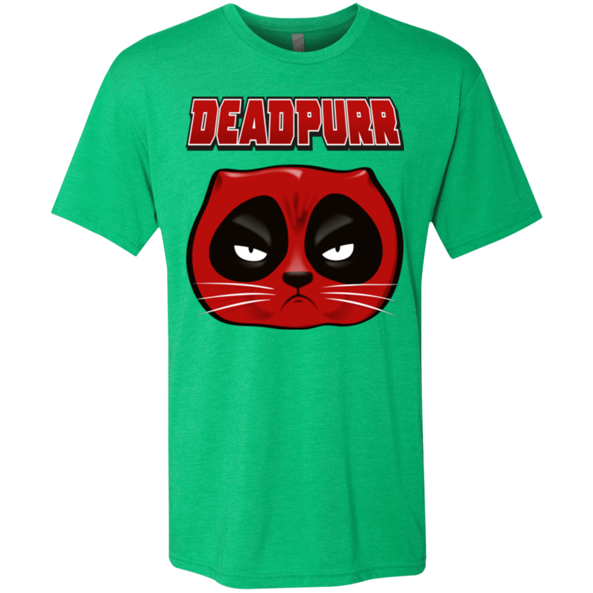 T-Shirts Envy / Small Deadpurr2 Men's Triblend T-Shirt