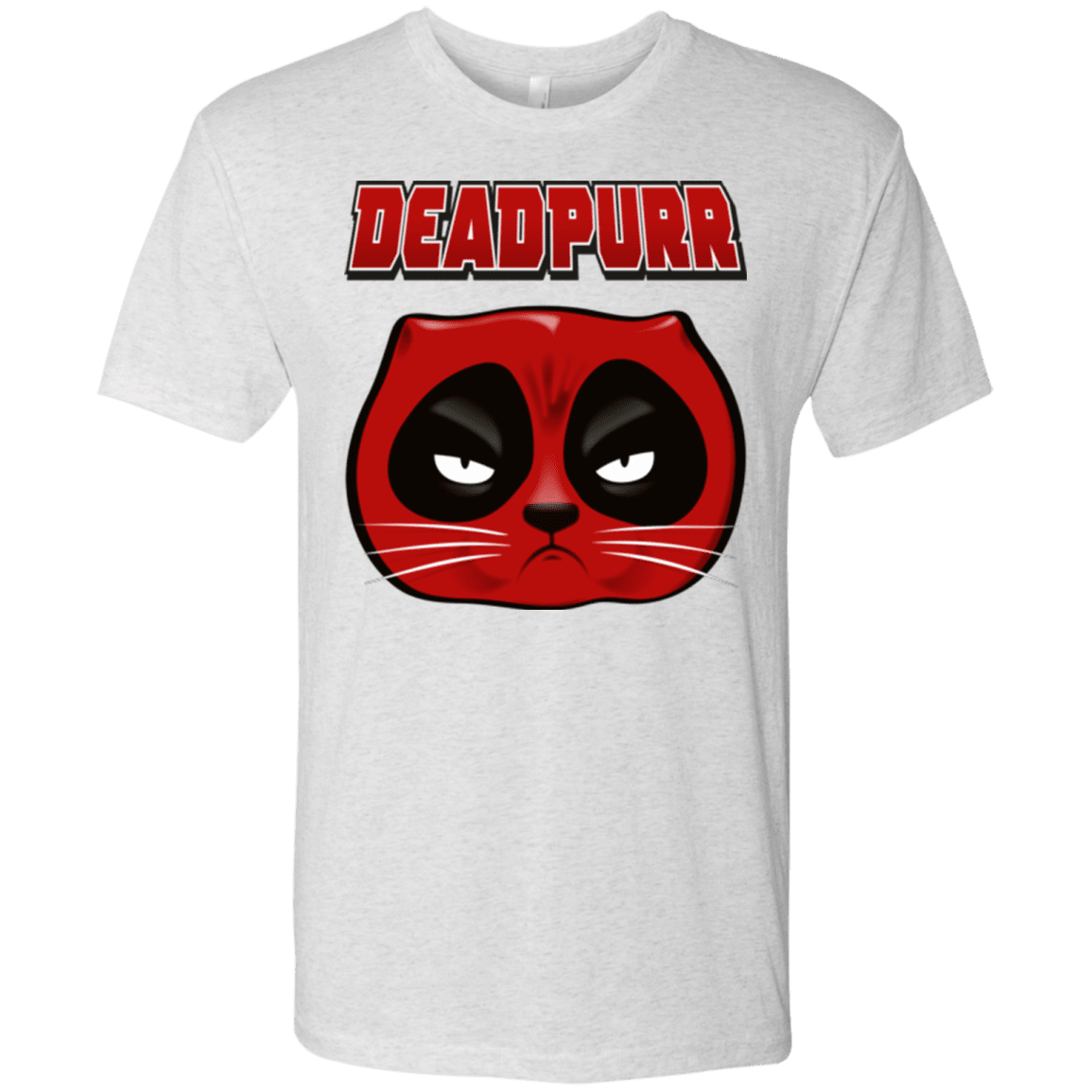 T-Shirts Heather White / Small Deadpurr2 Men's Triblend T-Shirt