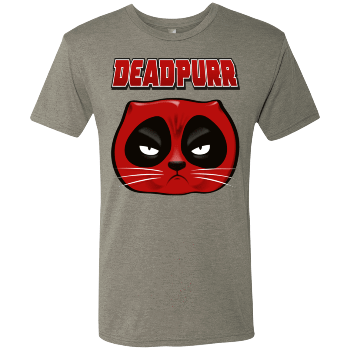 T-Shirts Venetian Grey / Small Deadpurr2 Men's Triblend T-Shirt