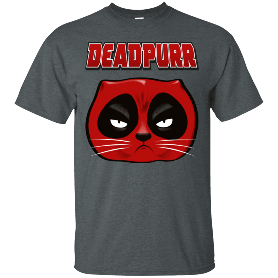 T-Shirts Dark Heather / Small Deadpurr2 T-Shirt