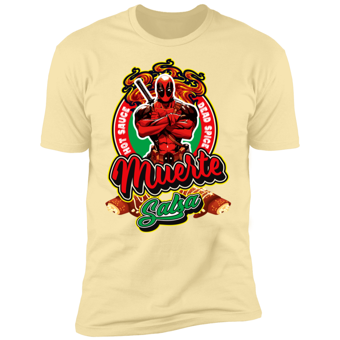 T-Shirts Banana Cream / S Deadspice Hot Sauce Men's Premium T-Shirt