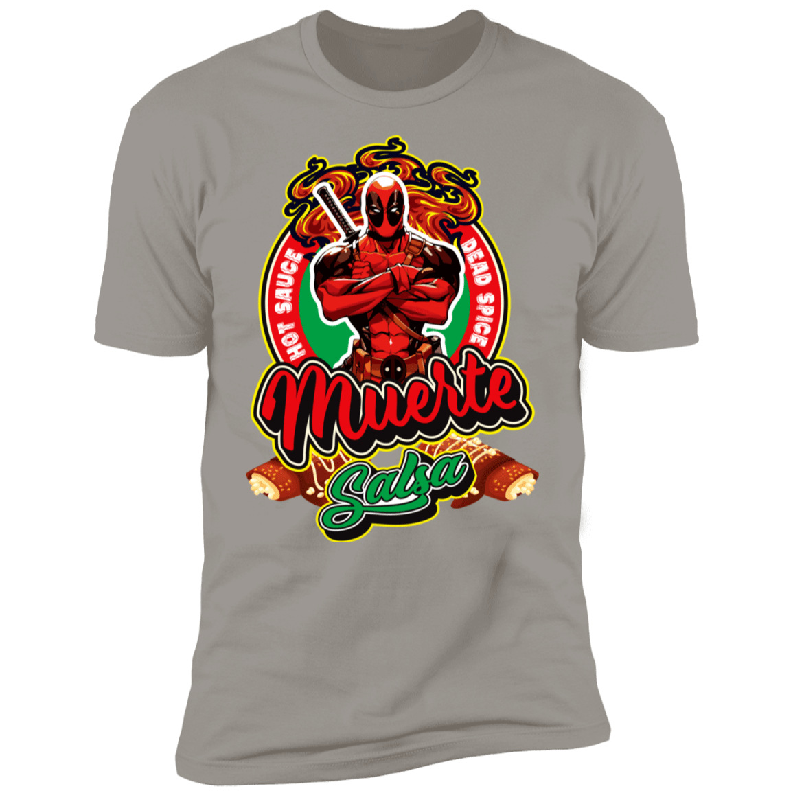 T-Shirts Light Grey / S Deadspice Hot Sauce Men's Premium T-Shirt