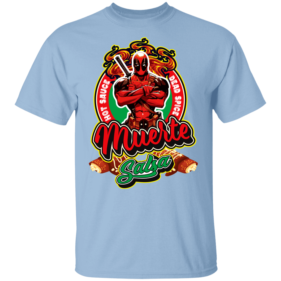 T-Shirts Light Blue / YXS Deadspice Hot Sauce Youth T-Shirt