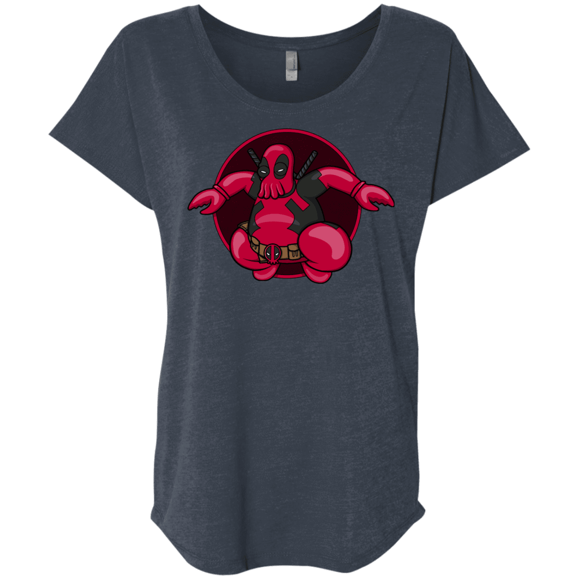 T-Shirts Vintage Navy / X-Small Deadwhoop Triblend Dolman Sleeve