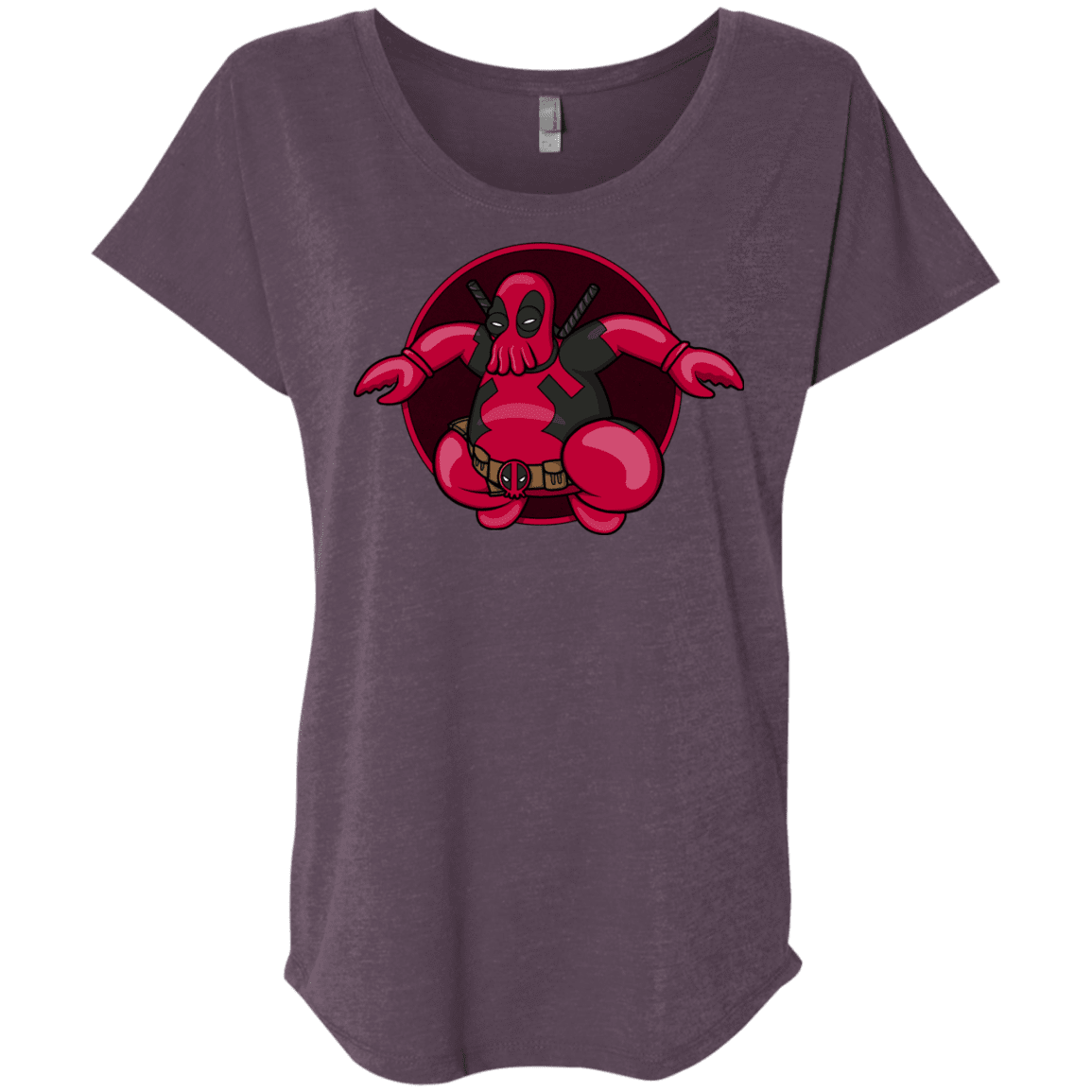 T-Shirts Vintage Purple / X-Small Deadwhoop Triblend Dolman Sleeve