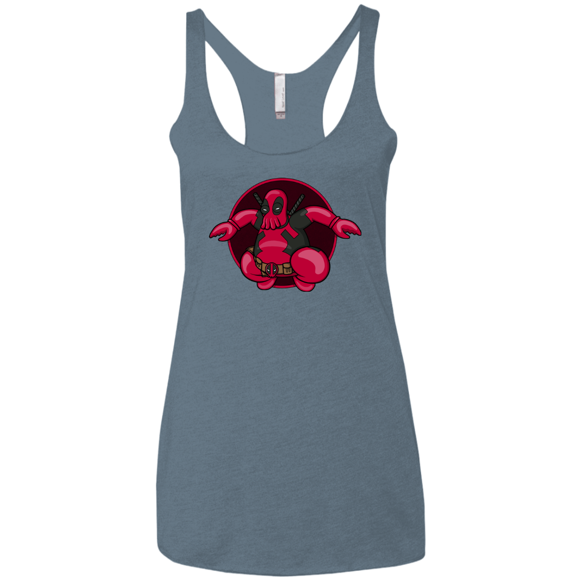 T-Shirts Indigo / X-Small Deadwhoop Women's Triblend Racerback Tank