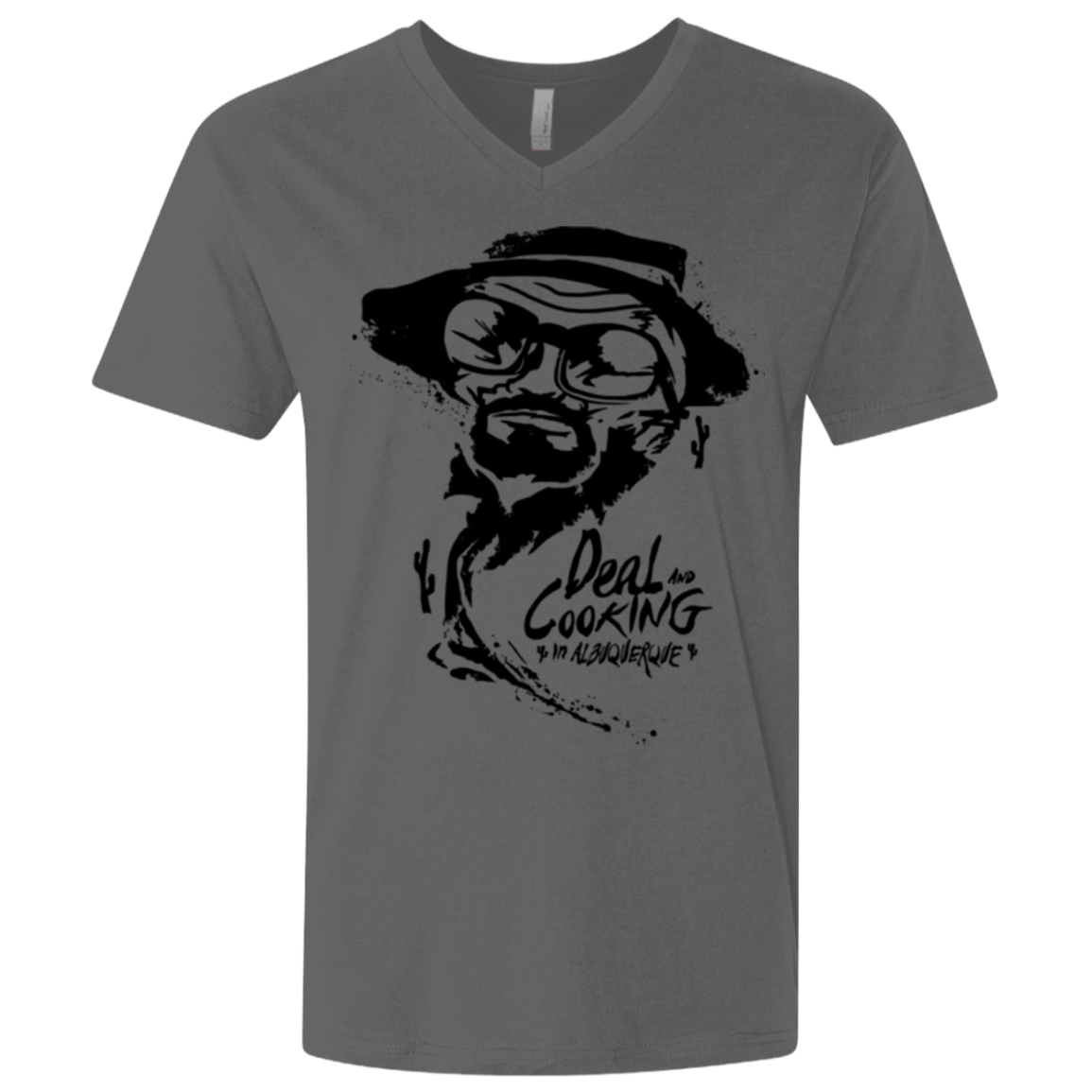 T-Shirts Heavy Metal / X-Small Deal Cooking Men's Premium V-Neck