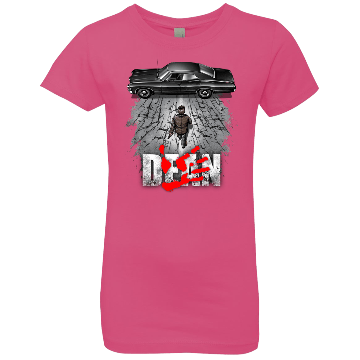 T-Shirts Hot Pink / YXS Dean Girls Premium T-Shirt