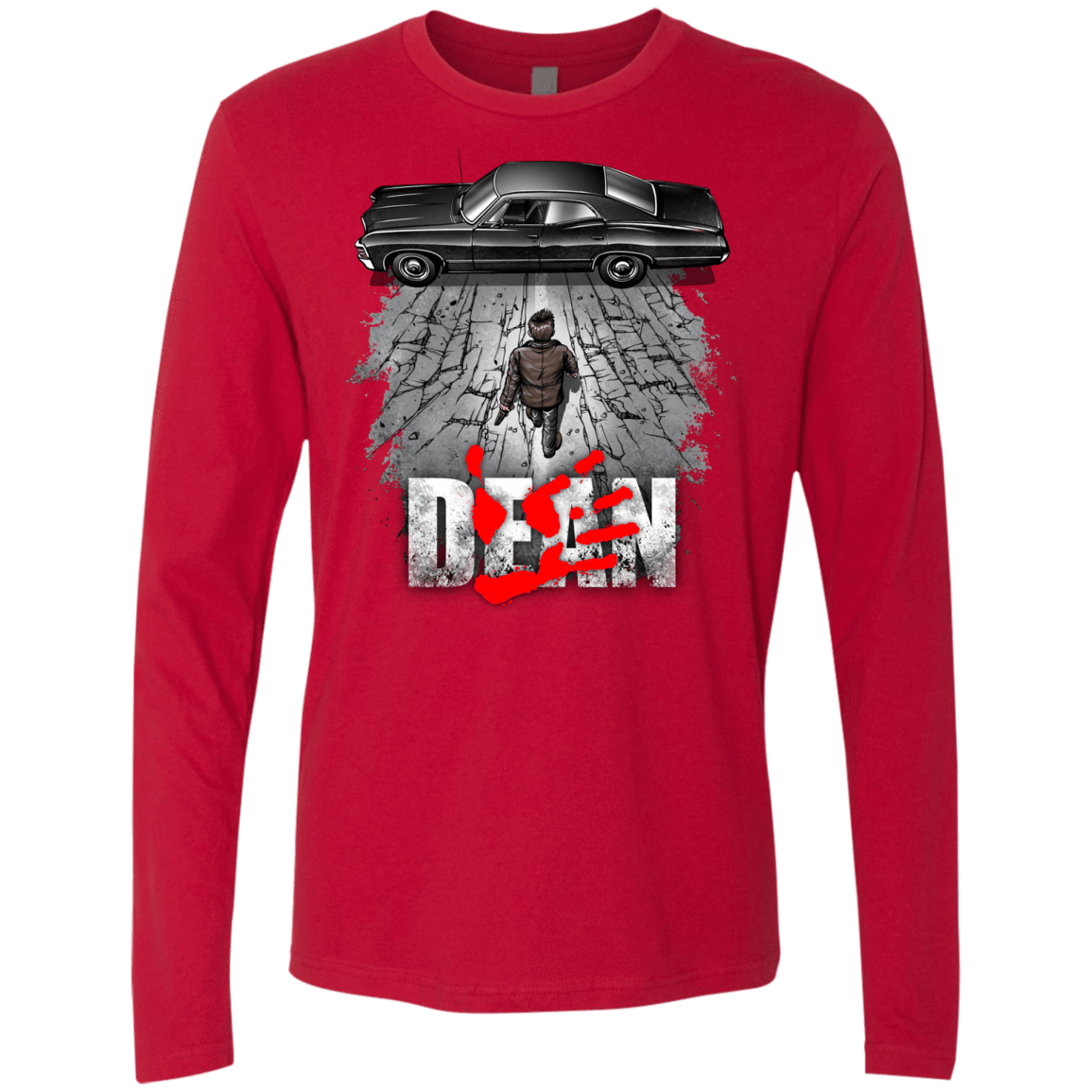 T-Shirts Red / Small Dean Men's Premium Long Sleeve