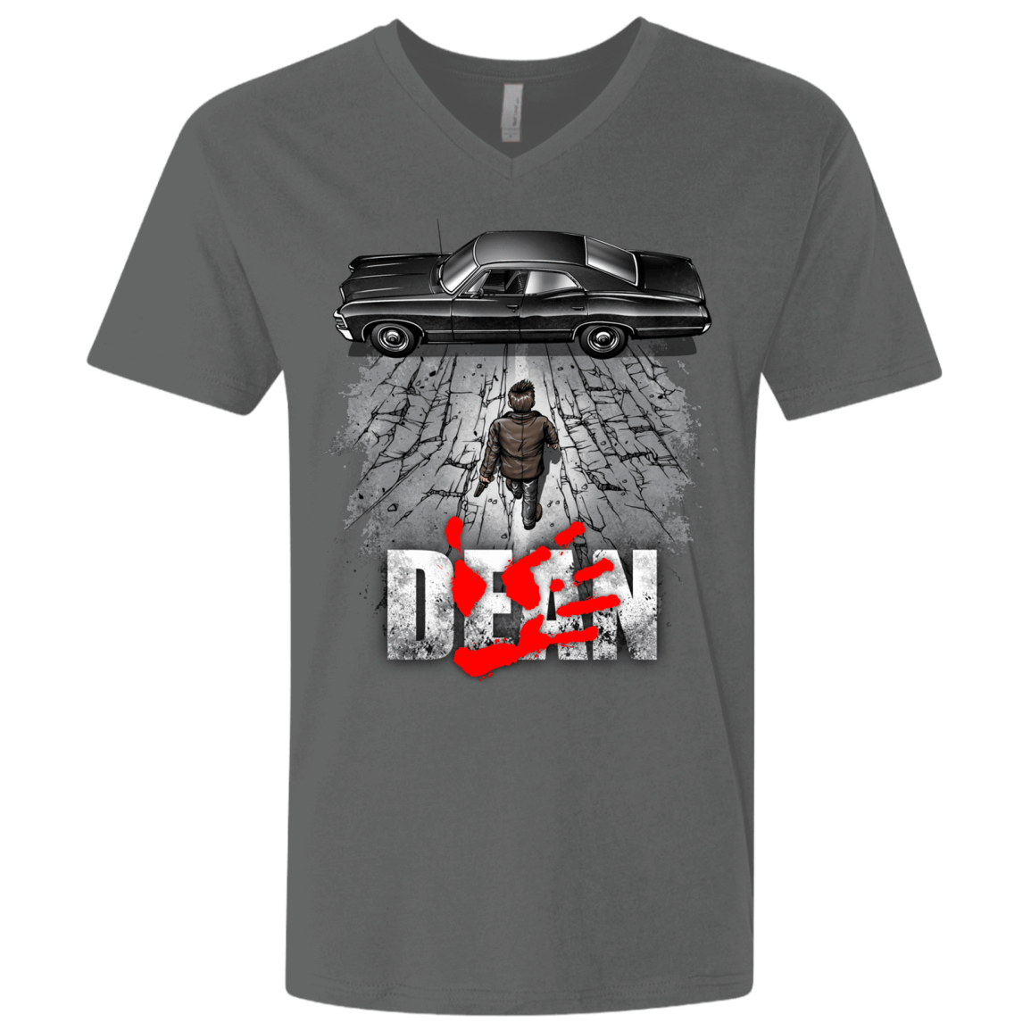 T-Shirts Heavy Metal / X-Small Dean Men's Premium V-Neck