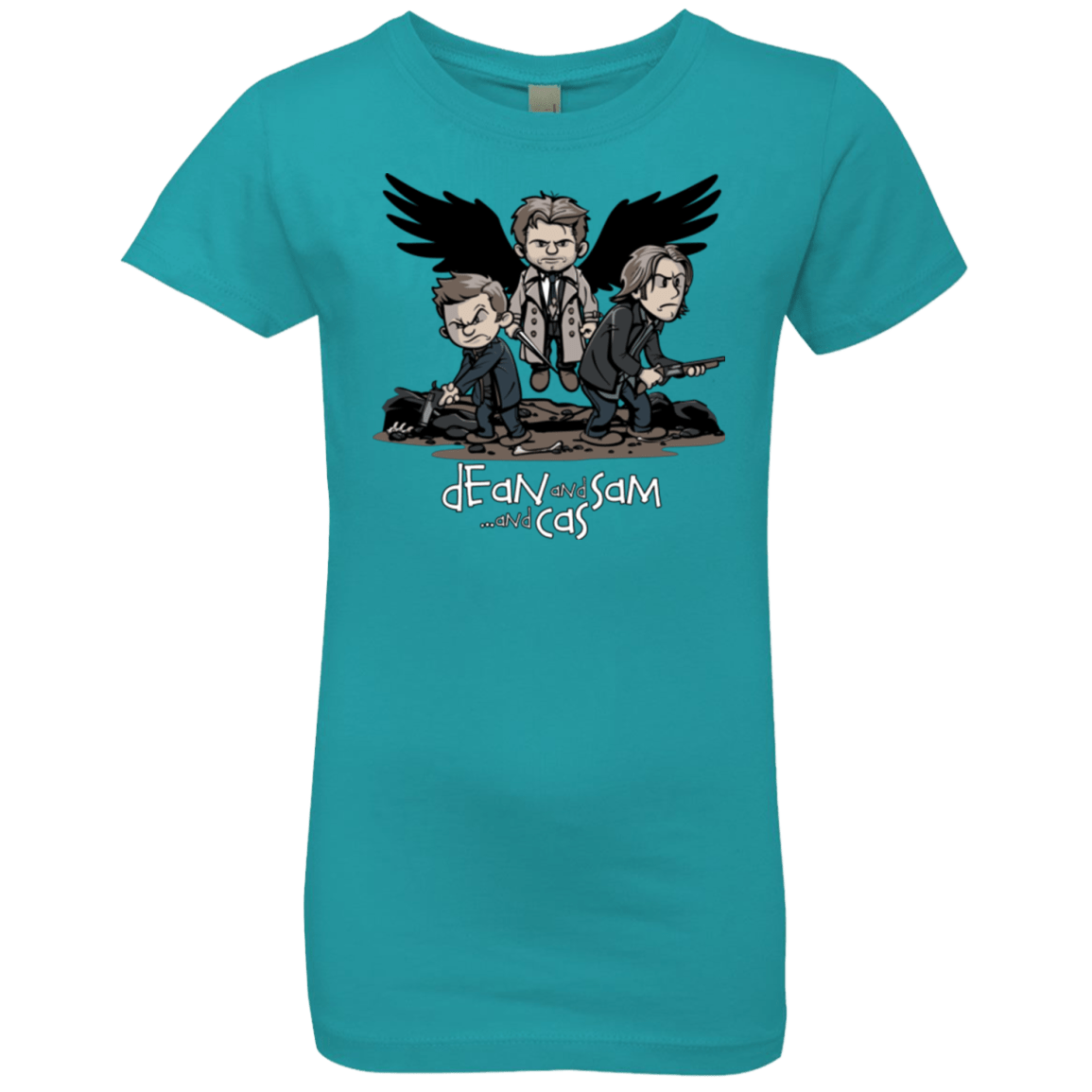 T-Shirts Tahiti Blue / YXS Dean Sam Cas Girls Premium T-Shirt