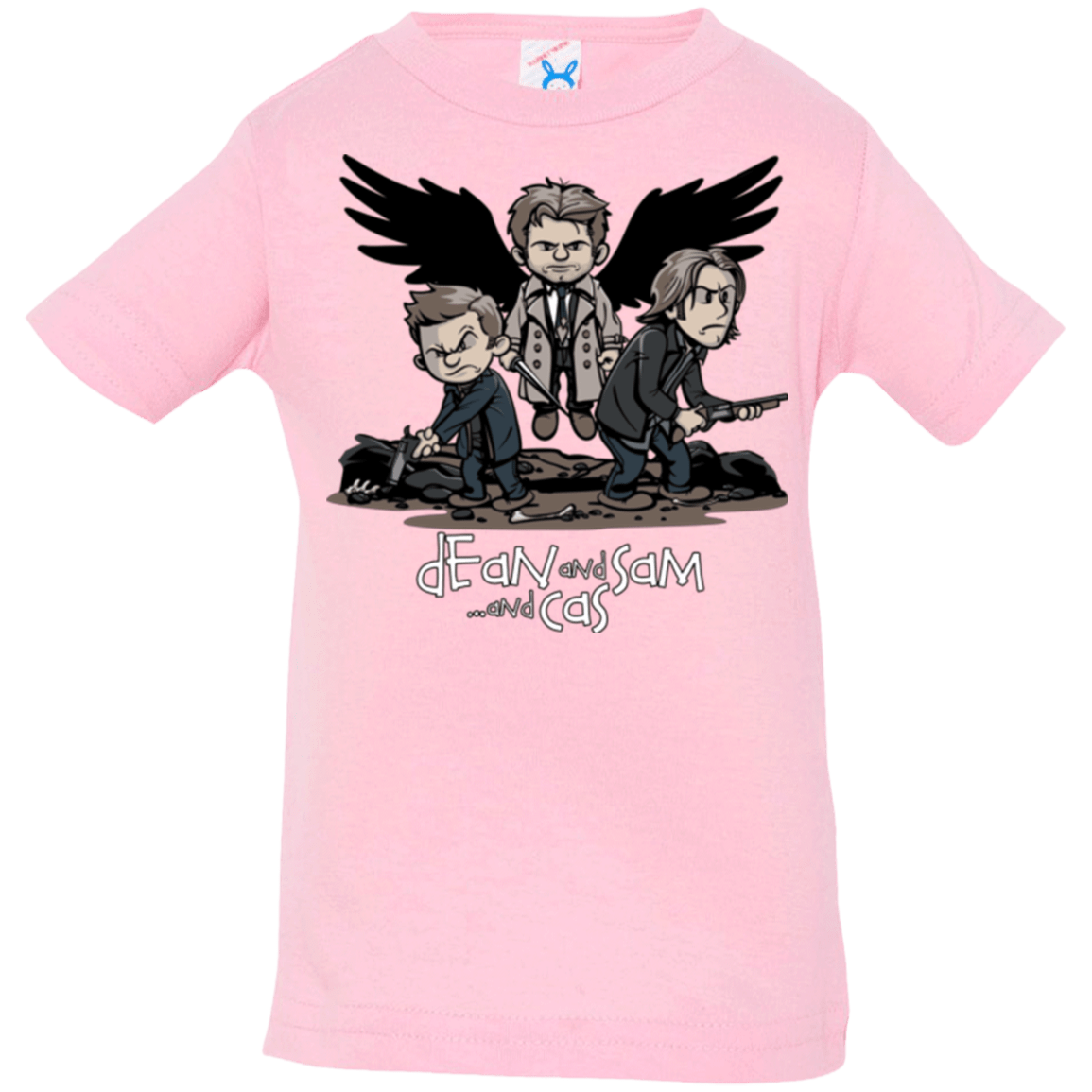 T-Shirts Pink / 6 Months Dean Sam Cas Infant Premium T-Shirt