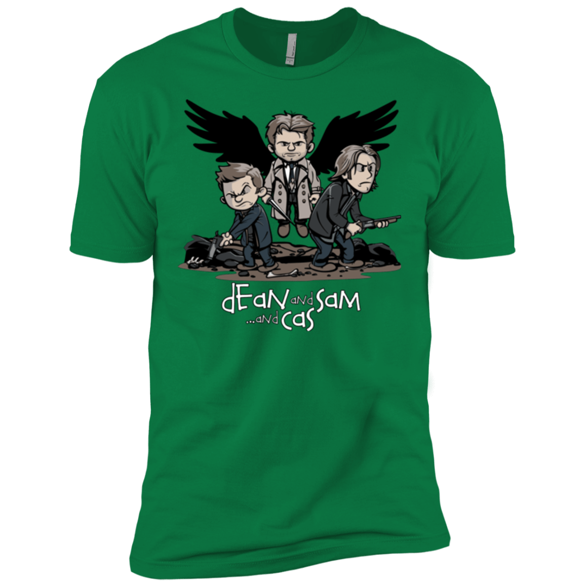 T-Shirts Kelly Green / X-Small Dean Sam Cas Men's Premium T-Shirt