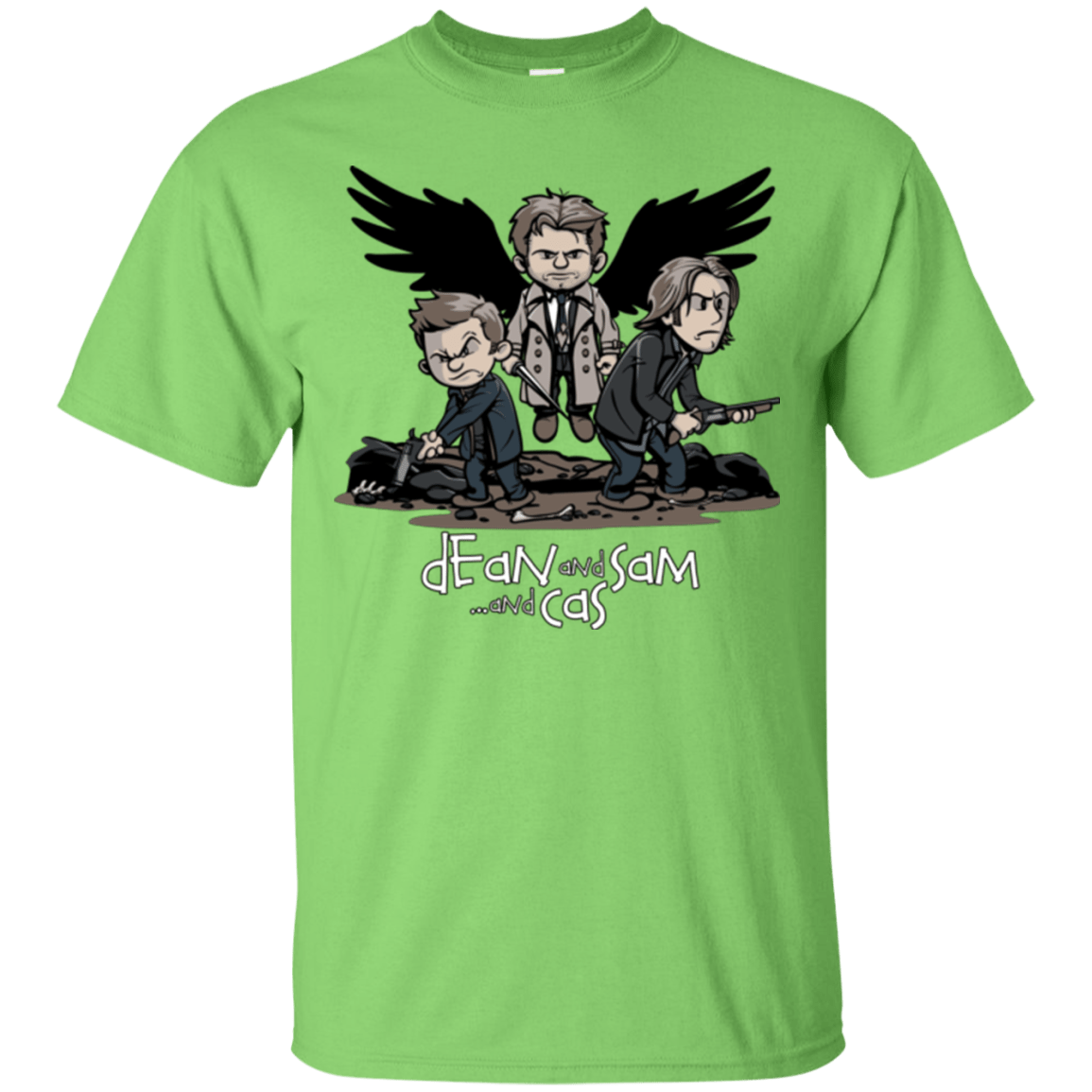 T-Shirts Lime / Small Dean Sam Cas T-Shirt