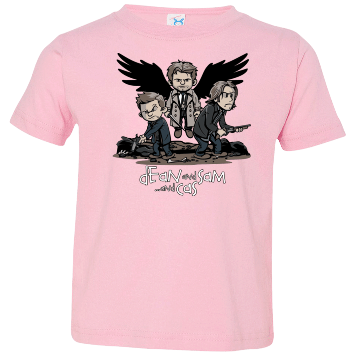 T-Shirts Pink / 2T Dean Sam Cas Toddler Premium T-Shirt