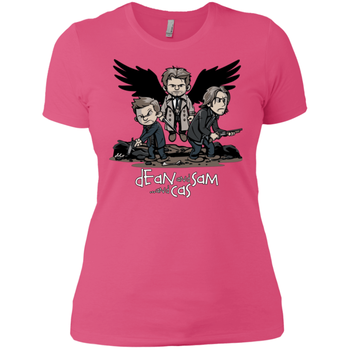 T-Shirts Hot Pink / X-Small Dean Sam Cas Women's Premium T-Shirt