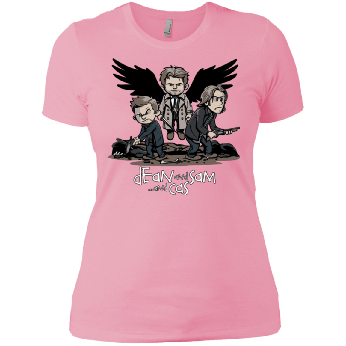T-Shirts Light Pink / X-Small Dean Sam Cas Women's Premium T-Shirt