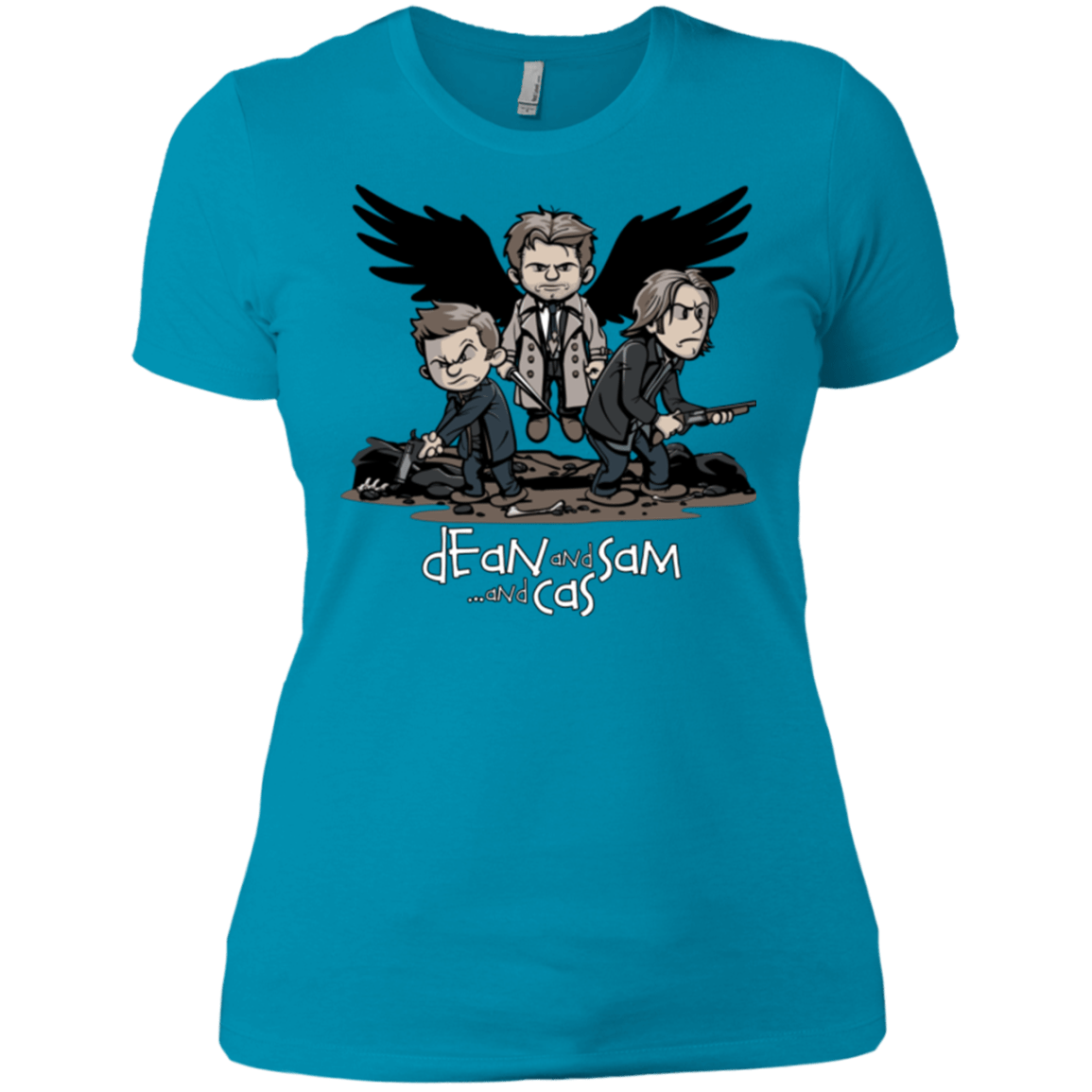 T-Shirts Turquoise / X-Small Dean Sam Cas Women's Premium T-Shirt
