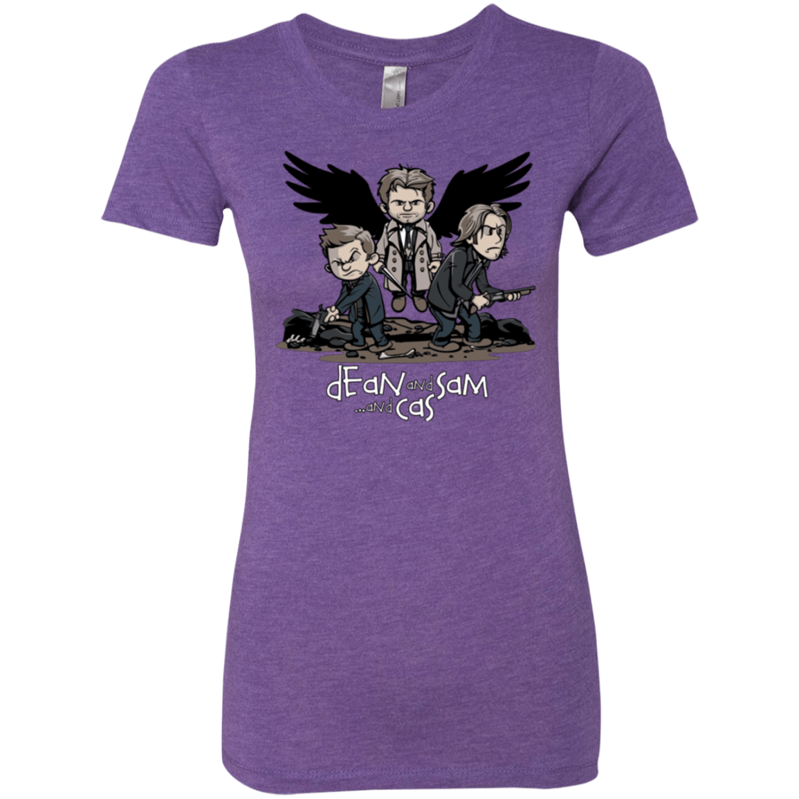 T-Shirts Purple Rush / Small Dean Sam Cas Women's Triblend T-Shirt