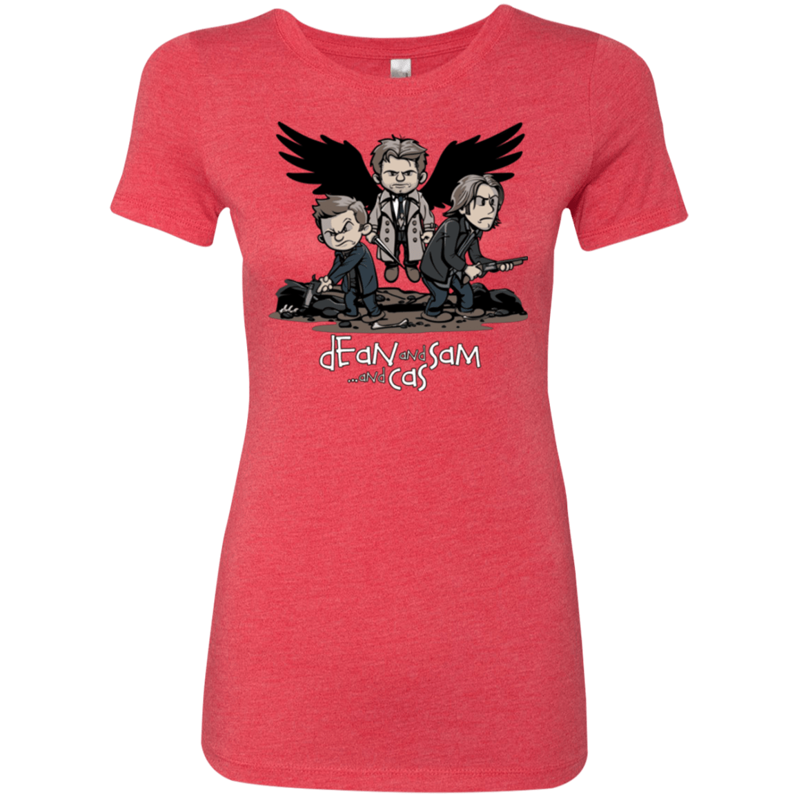 T-Shirts Vintage Red / Small Dean Sam Cas Women's Triblend T-Shirt
