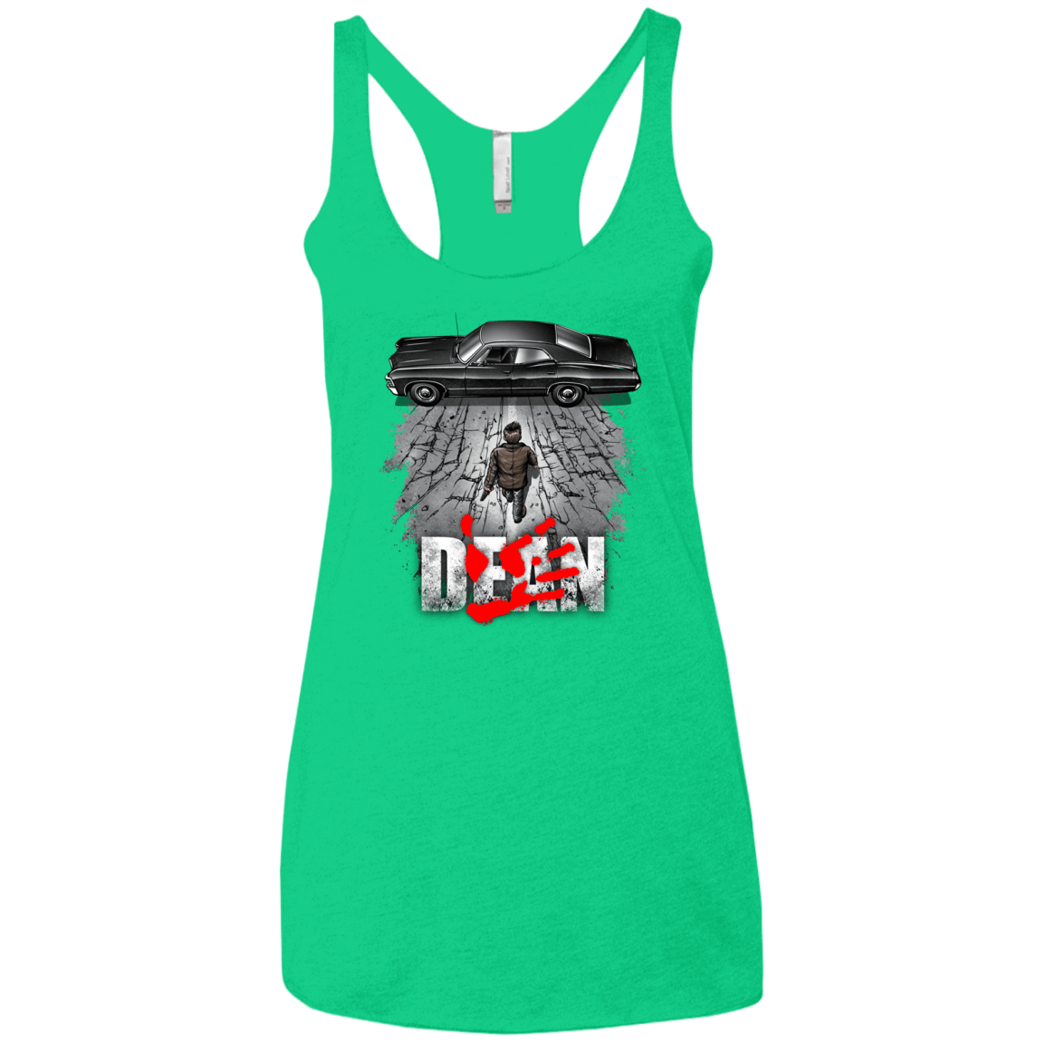 T-Shirts Envy / X-Small Dean Women's Triblend Racerback Tank