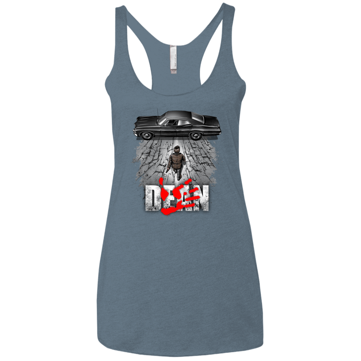 T-Shirts Indigo / X-Small Dean Women's Triblend Racerback Tank