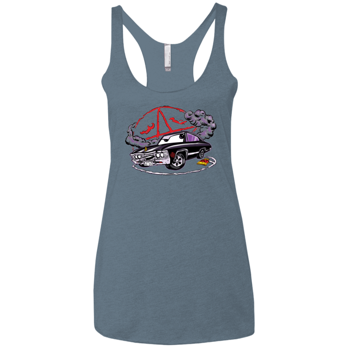 T-Shirts Indigo / X-Small Deans Baby Women's Triblend Racerback Tank