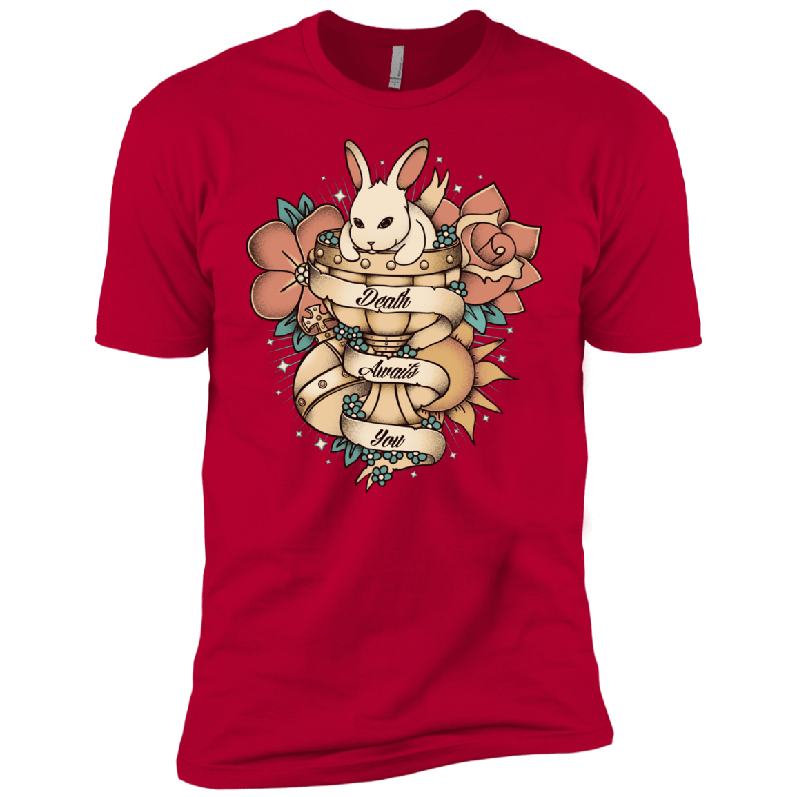 T-Shirts Red / YXS Death Awaits You Boys Premium T-Shirt