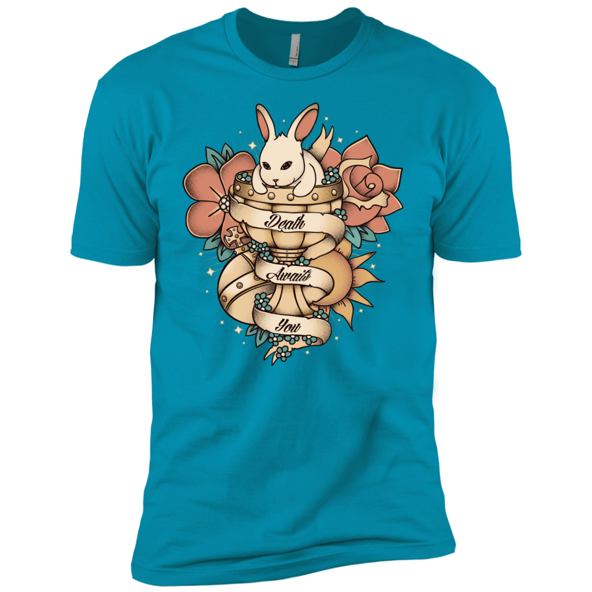 T-Shirts Turquoise / YXS Death Awaits You Boys Premium T-Shirt