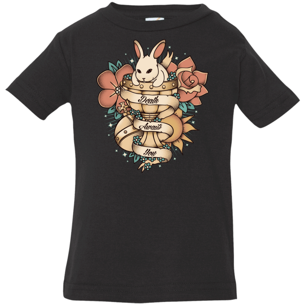 T-Shirts Black / 6 Months Death Awaits You Infant PremiumT-Shirt