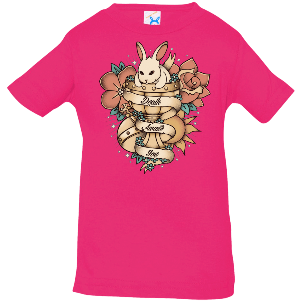 T-Shirts Hot Pink / 6 Months Death Awaits You Infant PremiumT-Shirt