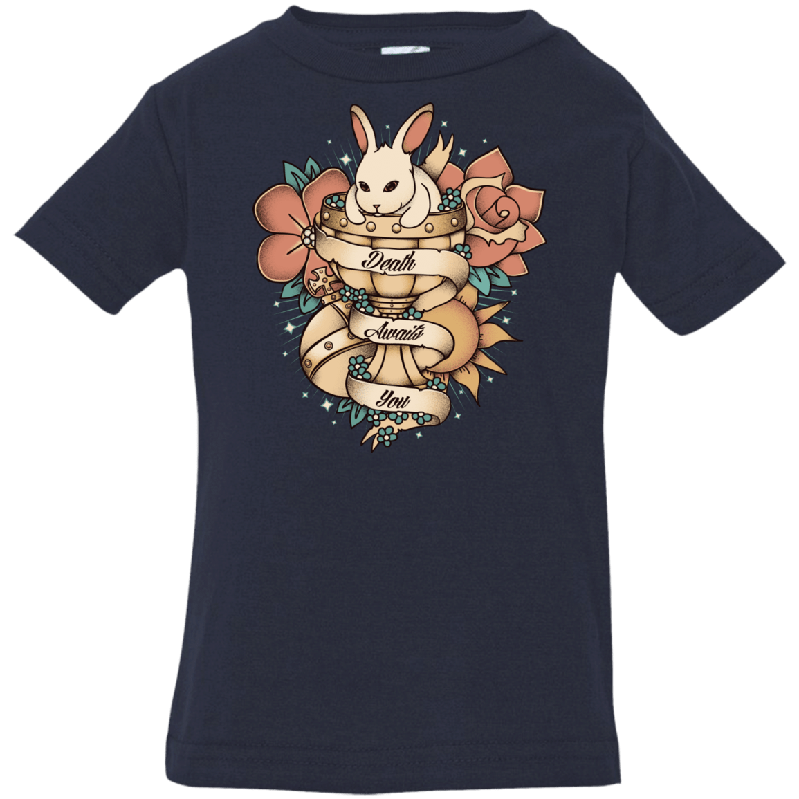 T-Shirts Navy / 6 Months Death Awaits You Infant PremiumT-Shirt