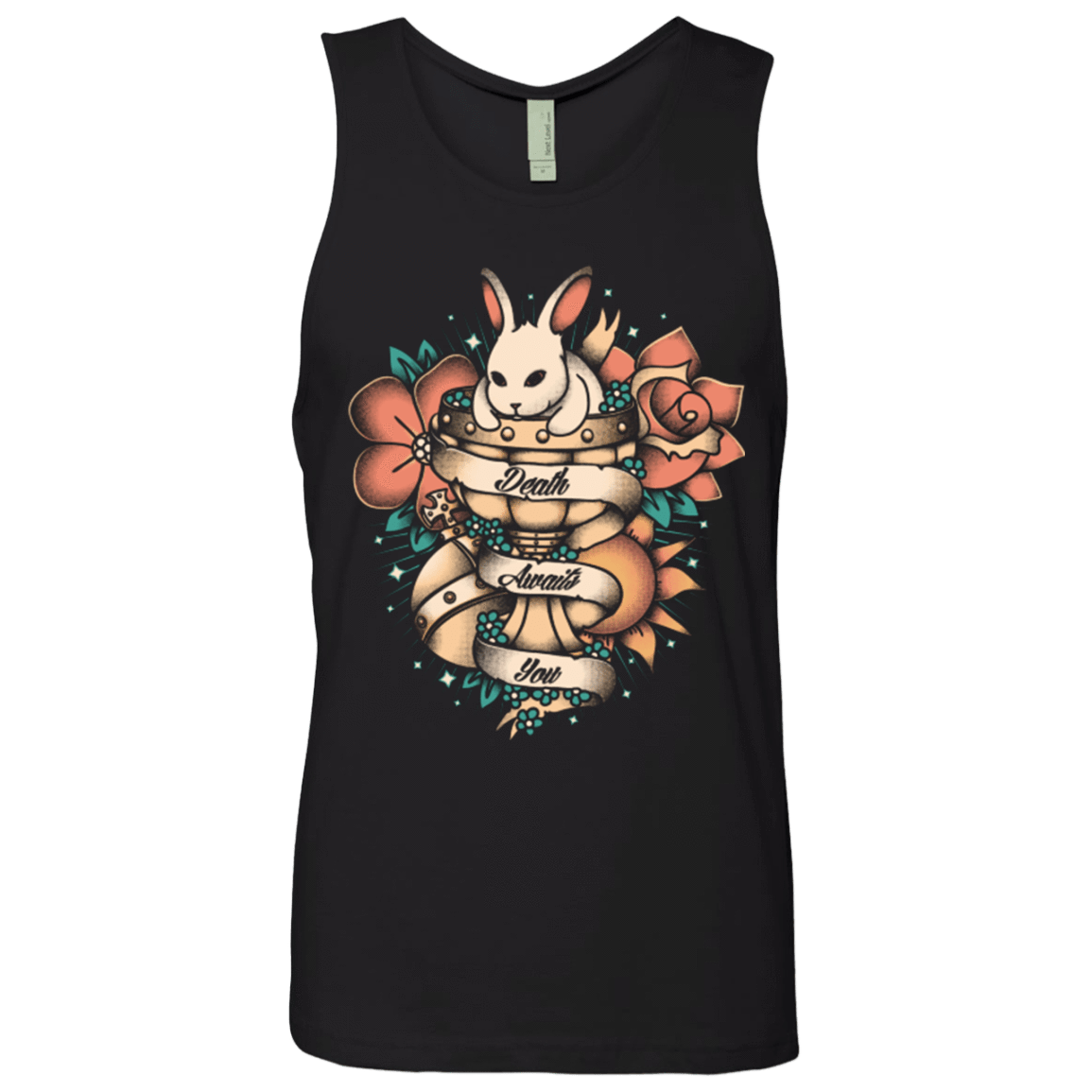 T-Shirts Black / Small Death awaits you Men's Premium Tank Top