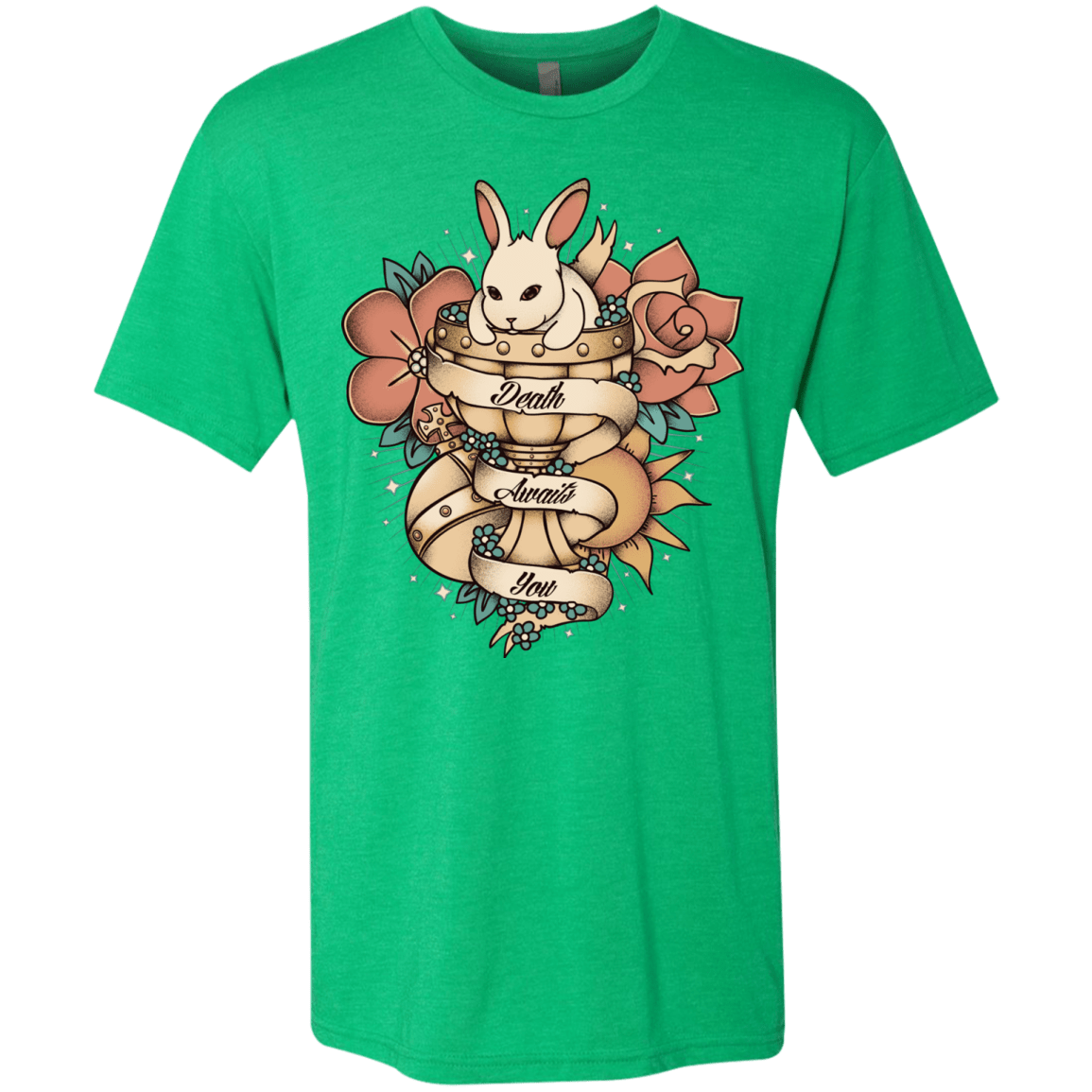 T-Shirts Envy / Small Death Awaits You Men's Triblend T-Shirt