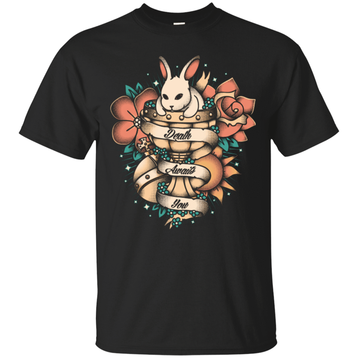 T-Shirts Black / Small Death awaits you T-Shirt