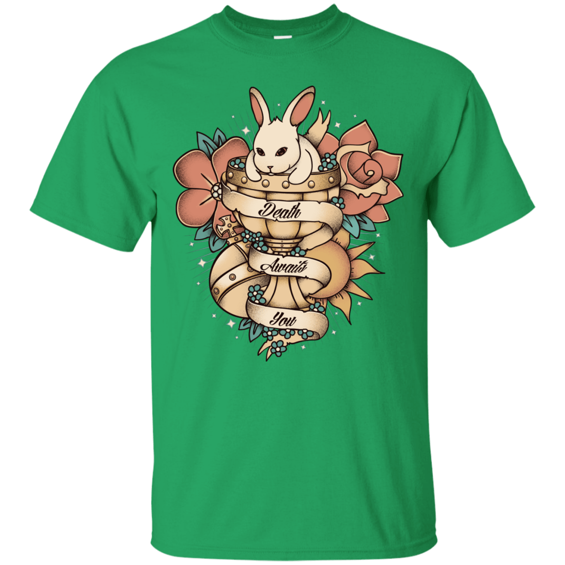 T-Shirts Irish Green / Small Death Awaits You T-Shirt