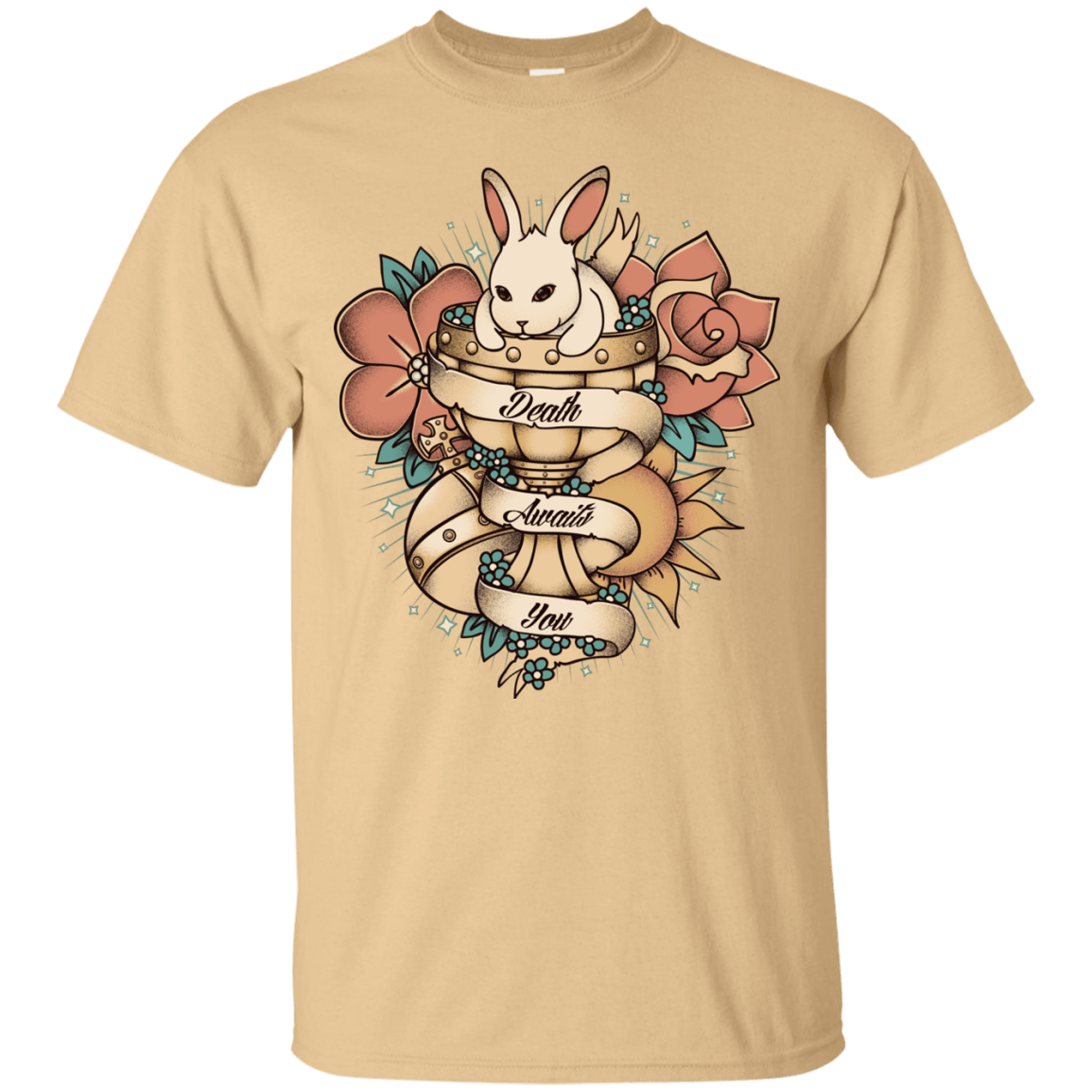 T-Shirts Vegas Gold / Small Death Awaits You T-Shirt