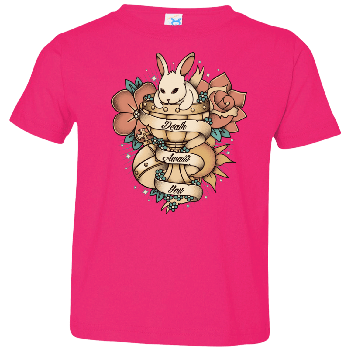 T-Shirts Hot Pink / 2T Death Awaits You Toddler Premium T-Shirt