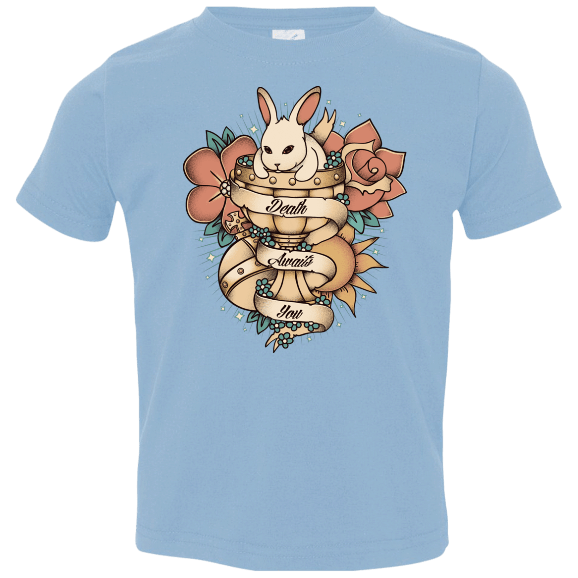 T-Shirts Light Blue / 2T Death Awaits You Toddler Premium T-Shirt