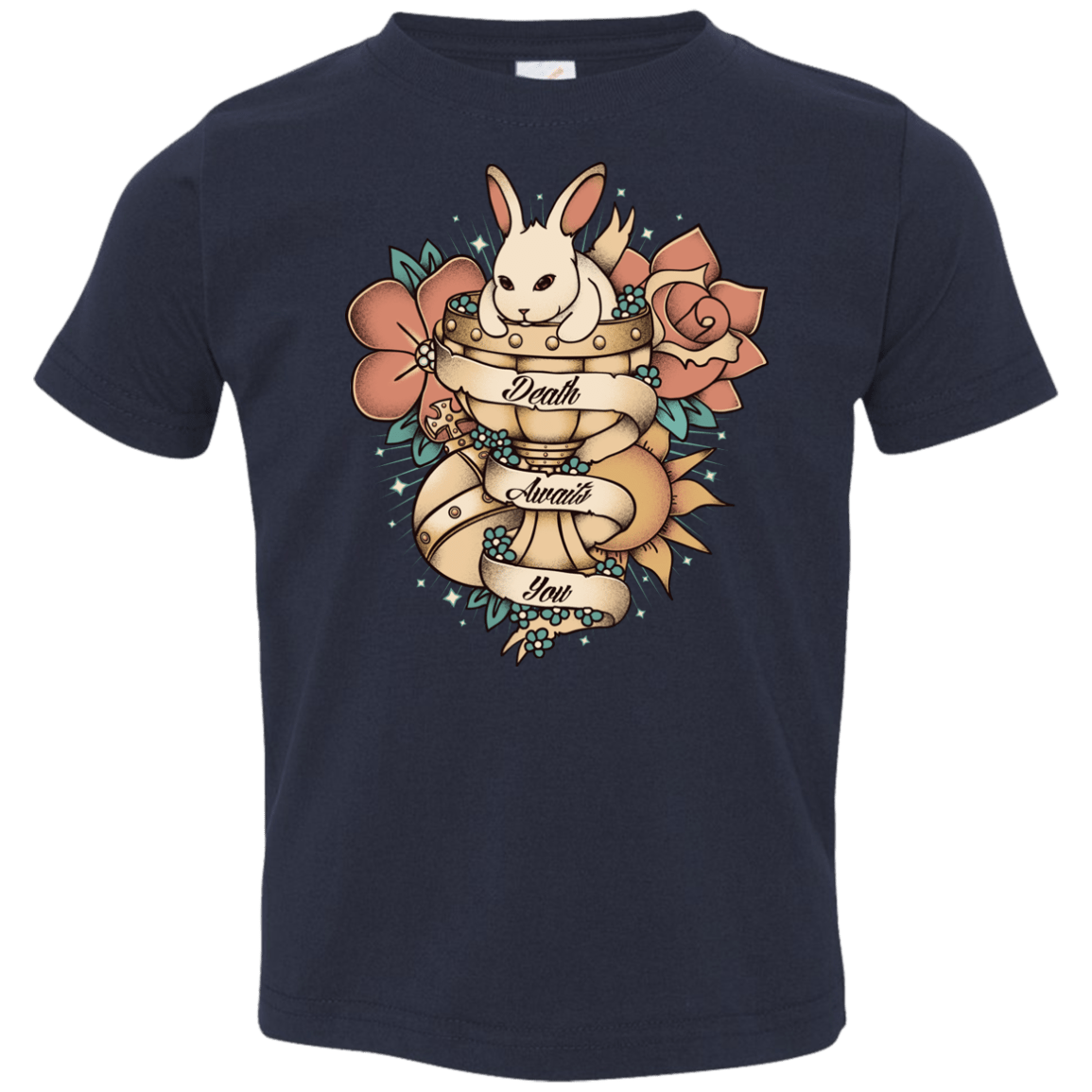 T-Shirts Navy / 2T Death Awaits You Toddler Premium T-Shirt