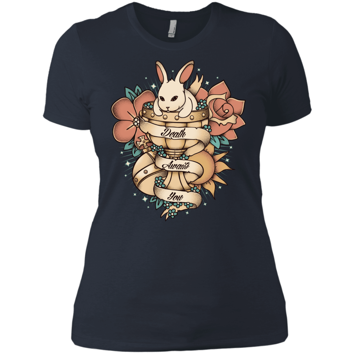 T-Shirts Indigo / X-Small Death Awaits You Women's Premium T-Shirt