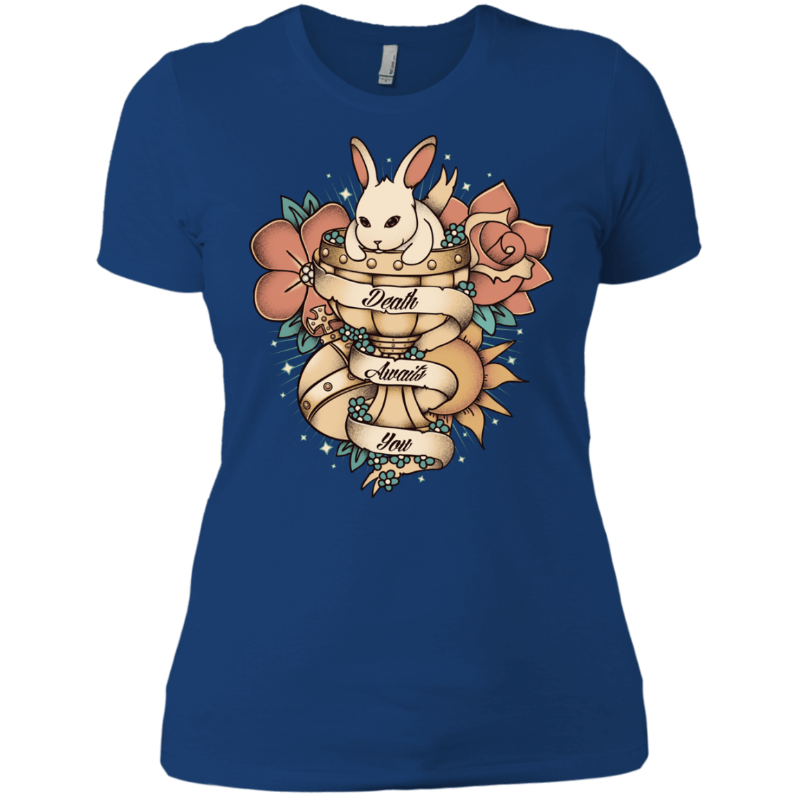 T-Shirts Royal / X-Small Death Awaits You Women's Premium T-Shirt