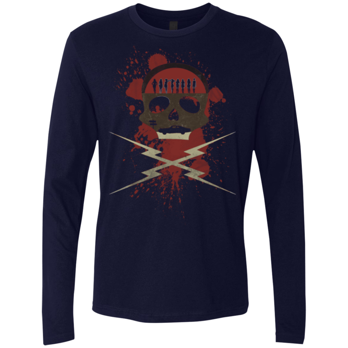 T-Shirts Midnight Navy / Small Death Car Men's Premium Long Sleeve