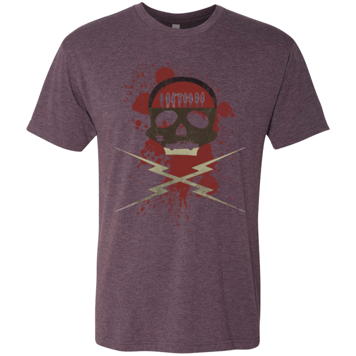 T-Shirts Vintage Purple / Small Death Car Men's Triblend T-Shirt
